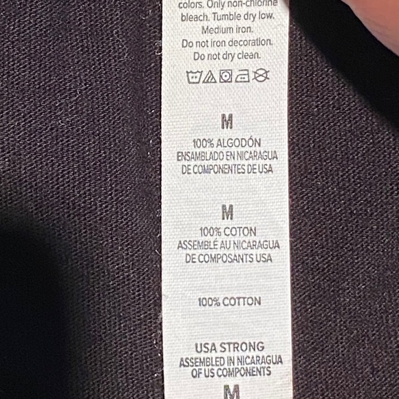 Hope Dealer Screen Printed Distressed V-Neck Tee - Picture 4 of 4